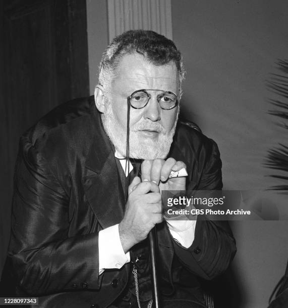 Actor Rod Steiger portrays the great electrical engineer Charles Proteus Steinmetz in the CBS documentary drama "The Lonely Wizard."
