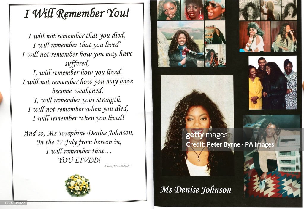 Denise Johnson funeral