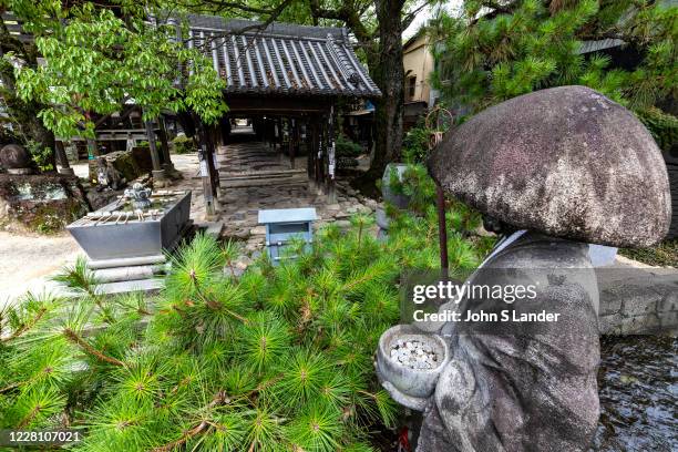 Kobo Daishi Statue at Ishite-ji - Temple 51 on the Shikoku Pilgrimage is one of the oldest and most beloved of all the 88 temples and considered to...