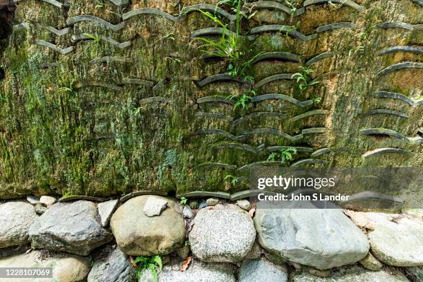 Ancient Wall at Ishite-ji - Temple 51 on the Shikoku Pilgrimage is one of the oldest and most beloved of all the 88 temples and considered to be one...