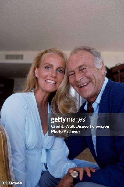 Los Angeles, CA Sharon Acker, Leif Erickson appearing in the ABC tv series 'Harry O', episode 'The Admiral's Wife'.