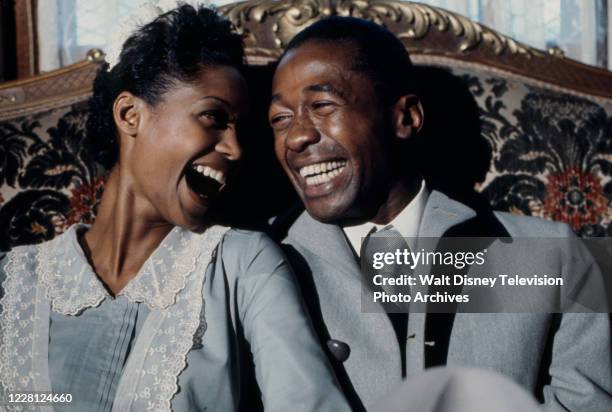 Margaret Avery, Ben Vereen as Louis Armstrong appearing in the ABC tv movie 'Louis Armstrong - Chicago Style'.