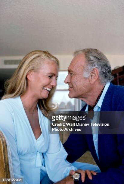 Los Angeles, CA Sharon Acker, Leif Erickson appearing in the ABC tv series 'Harry O', episode 'The Admiral's Wife'.