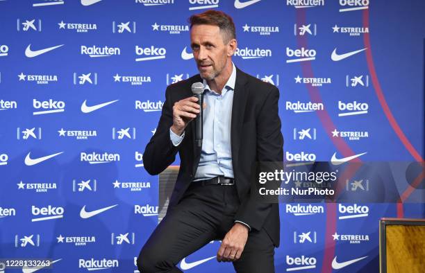 Ramon Planes, new technical director of FC Barcelona, during the presentation of Pedri as the new player of FC Barcelona, on 20th August 2020.