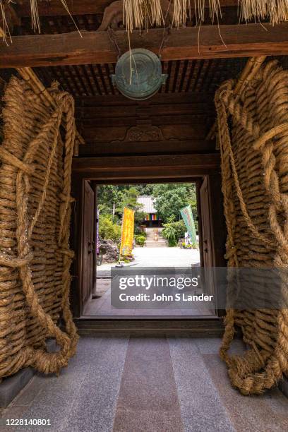 Waraji Sandals at Ishite-ji Gate - Temple 51 on the Shikoku Pilgrimage is one of the oldest and most beloved of all the 88 temples and considered to...