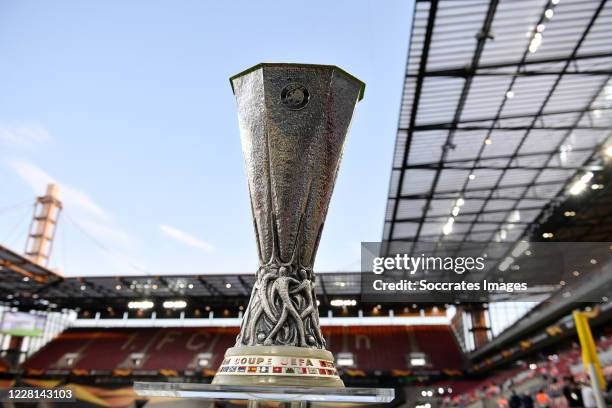 Europa League Trophy during the UEFA Europa League match between Internazionale v Sevilla at the Stadion Köln on August 21, 2020 in Cologne Germany