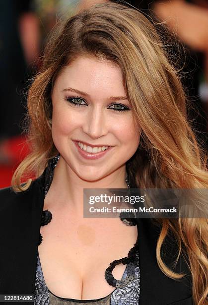 Hayley Westenra attends the premiere of 'The Inbetweeners Movie' at Vue Leicester Square on August 16, 2011 in London, England.