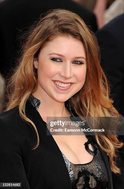 Hayley Westenra attends the premiere of 'The Inbetweeners Movie' at Vue Leicester Square on August 16, 2011 in London, England.