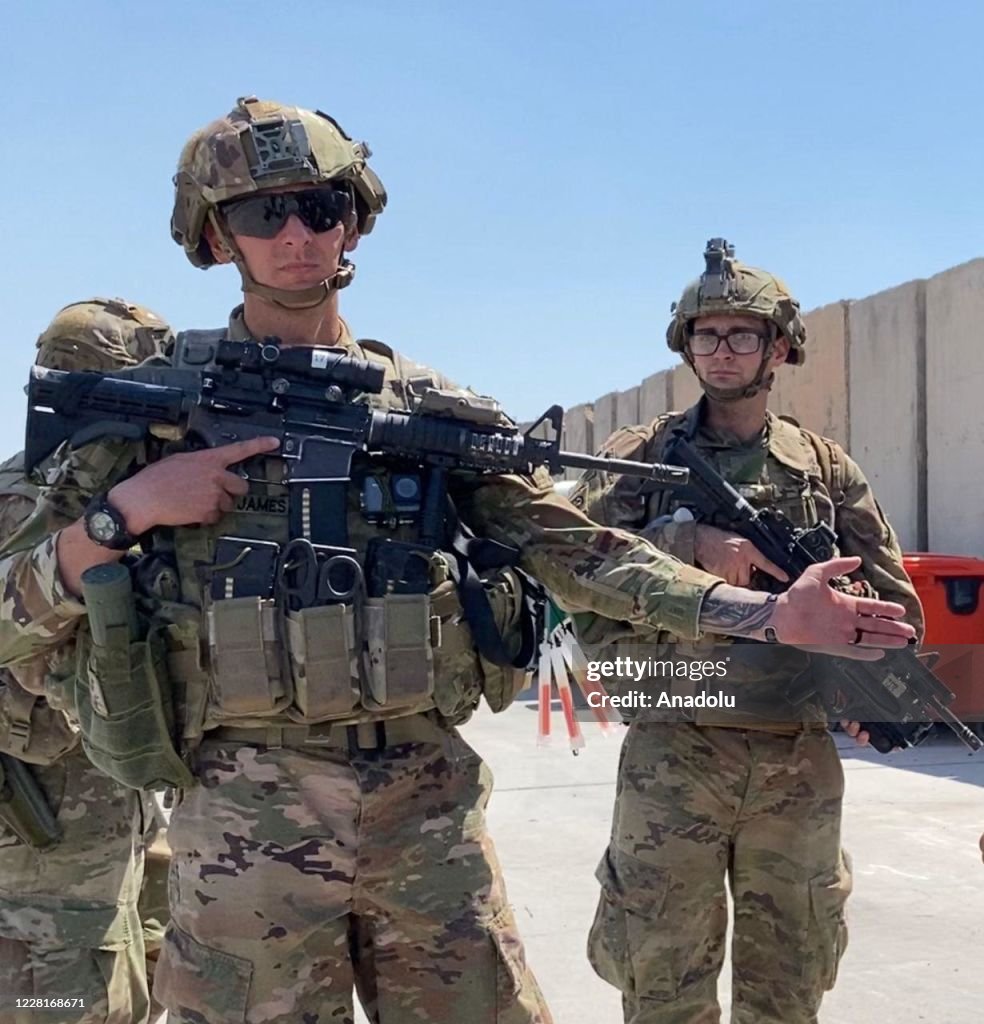 US-led coalition transfers the base to Iraqi security forces