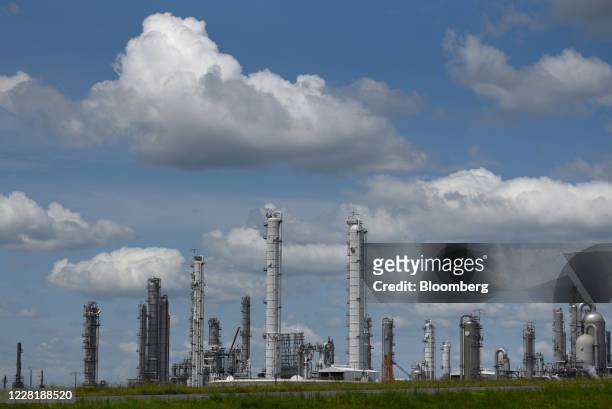 Total SE refinery stands in Port Arthur, Texas, U.S., on Monday, Aug. 24, 2020. Oil and chemical facilities located along the Texas Gulf Coast are...