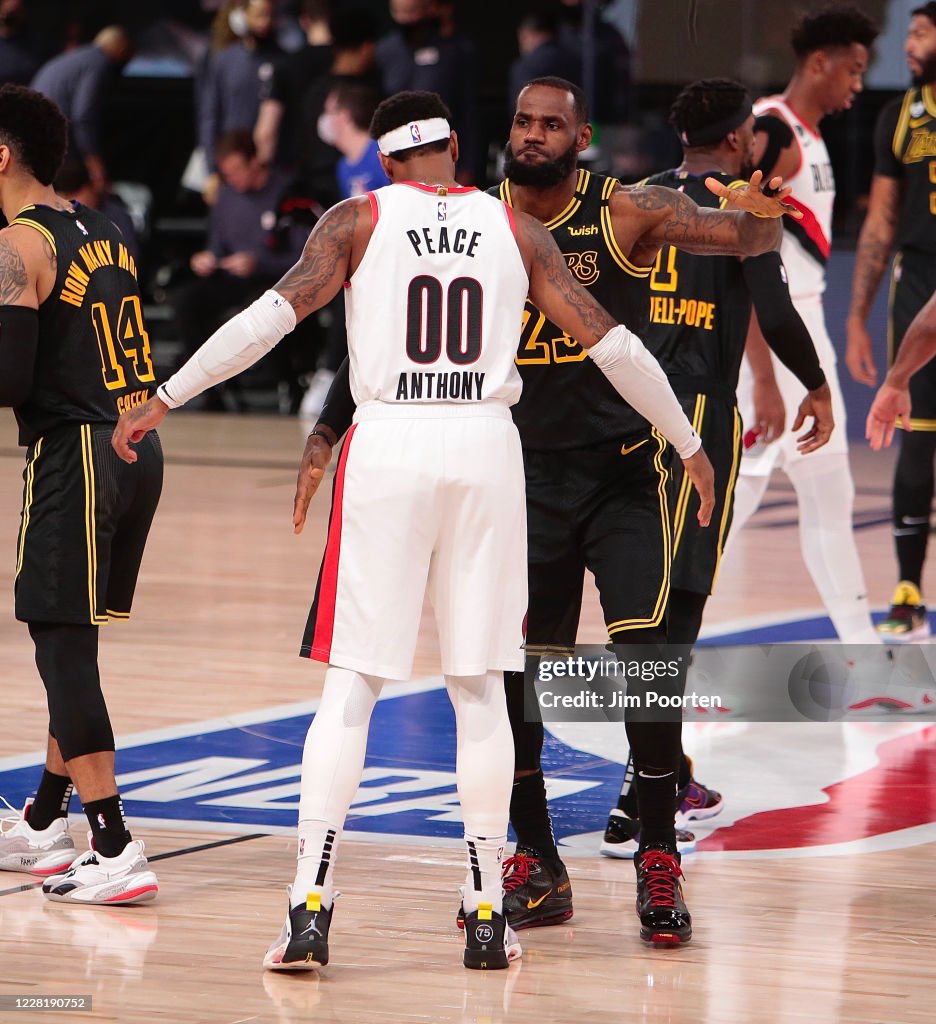 Los Angeles Lakers v Portland Trail Blazers - Game Four