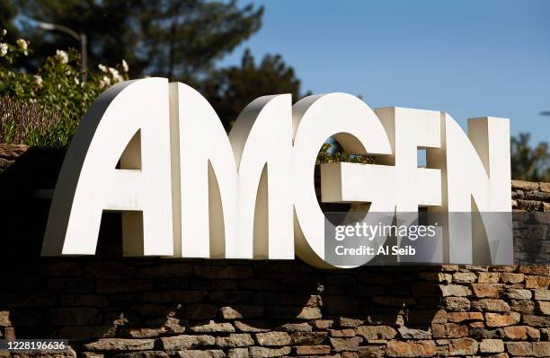 Newbury Park, CA OCTOBER 28, 2014 -- Amgen's Newbury Park, California headquarters as the biotech giant said Tuesday October 28, 2014 it will...