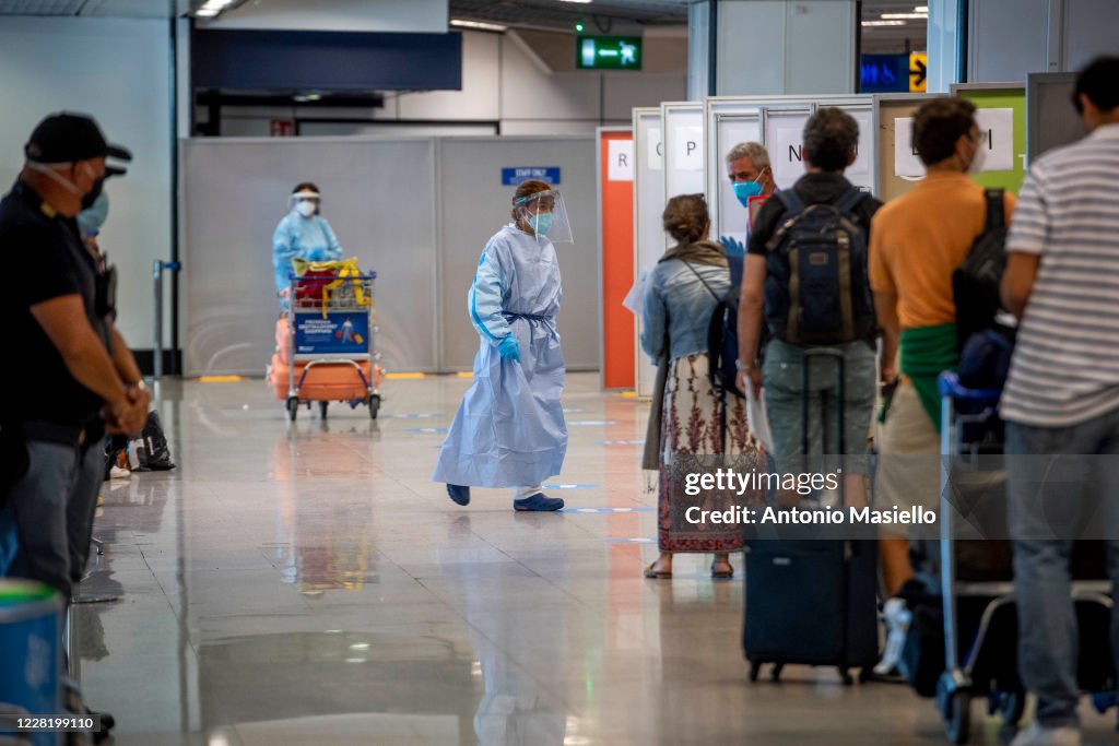 Fiumicino Airport Testing Area