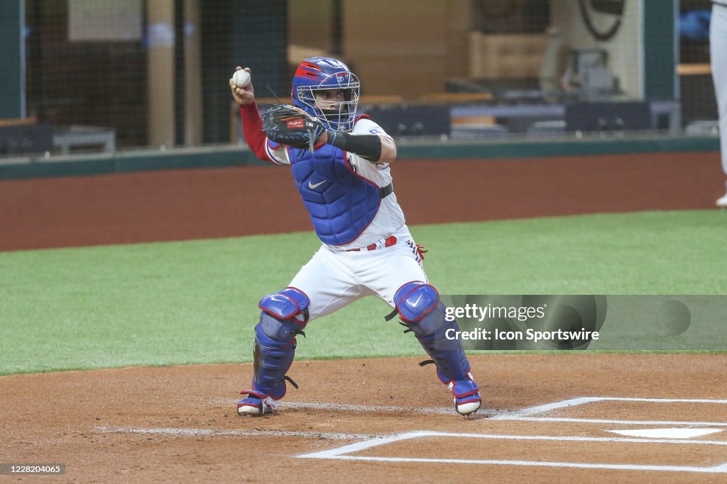 MLB: AUG 25 Athletics at Rangers