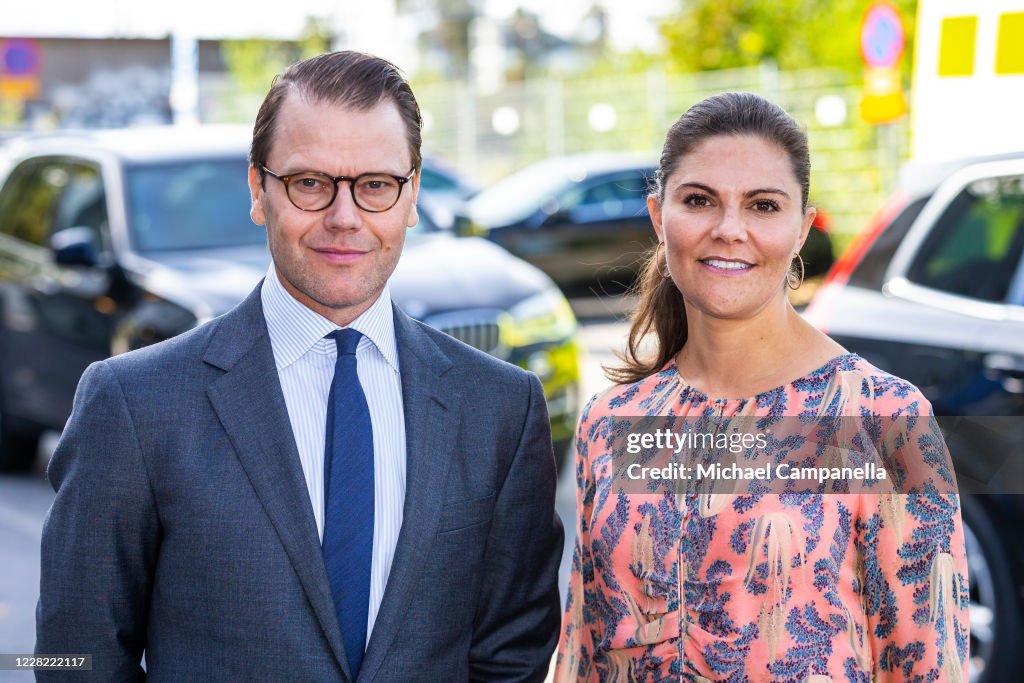 Swedish Royals Visit The Ambulance Service In The Stockholm Region