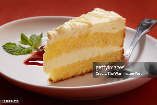 Lemon Cake at the Hitching Post restaurant photographed in Washington, DC on August 20, 2020. .