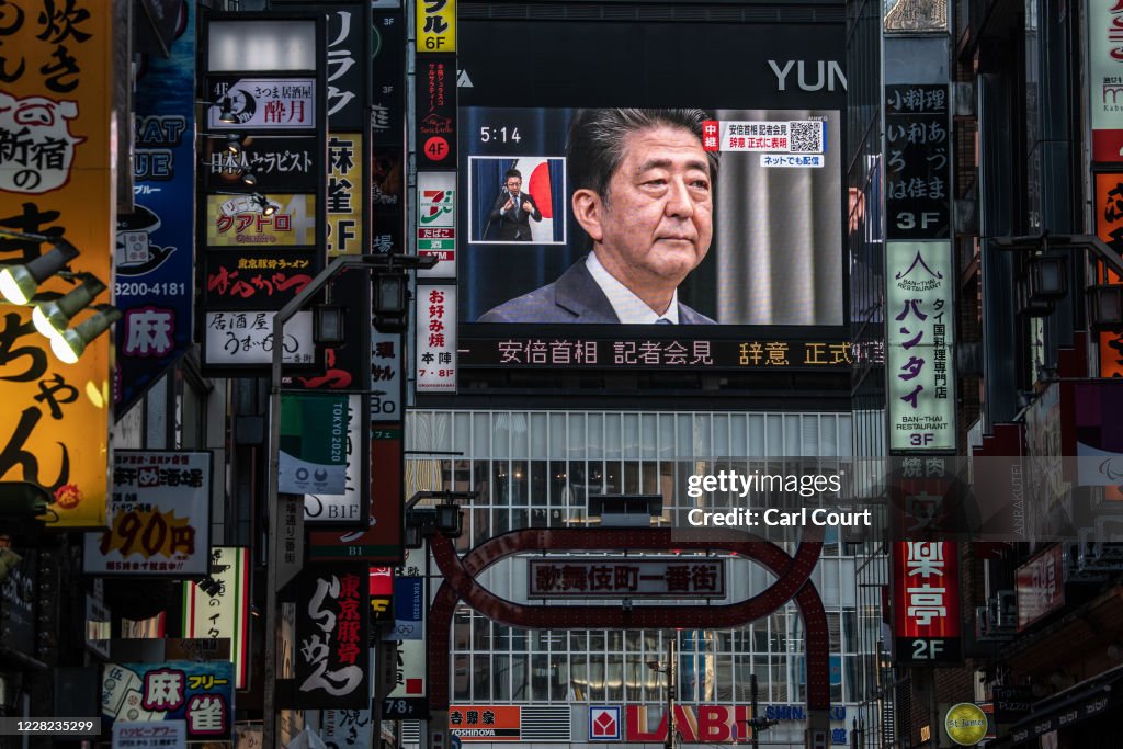 Japan's Prime Minister Abe Announces Resignation