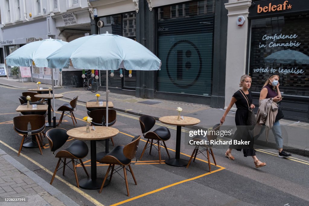 Soho Social Distance Restaurant Tables