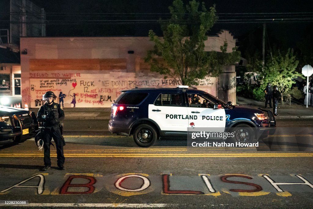Nightly Anti-Police Protests Against Continue In Portland