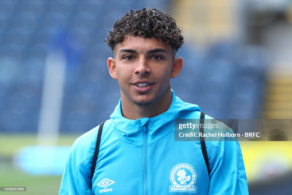 Cappery Rovers Tyrhys Dolan of Blackburn Rovers ahead of the Carabao Cup First Round ...