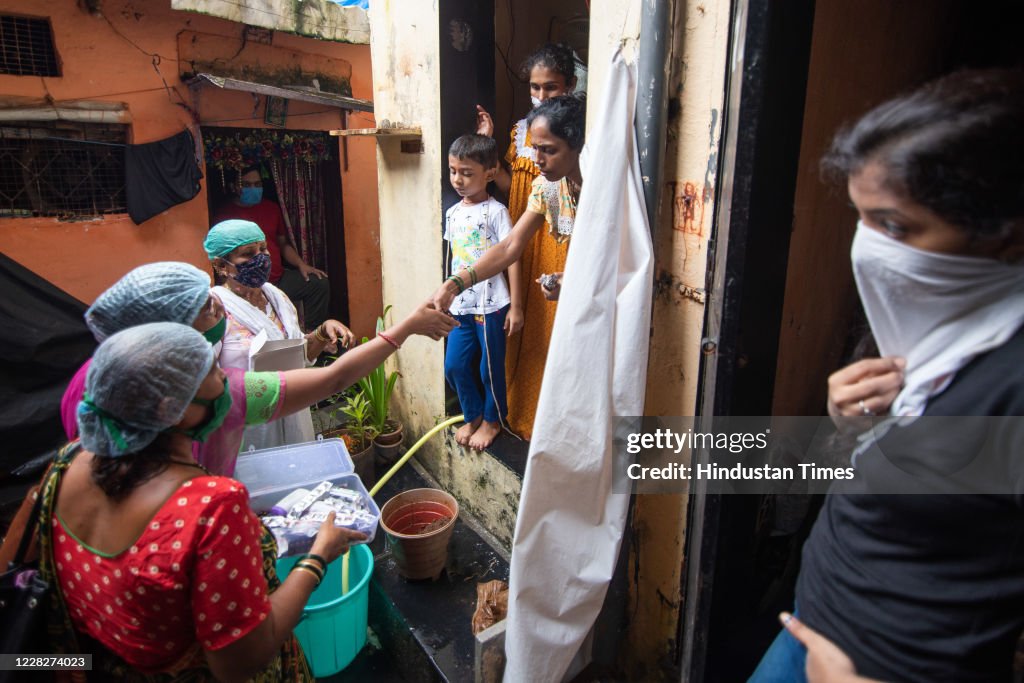 Medical Team Conducts COVID-19 Coronavirus Test