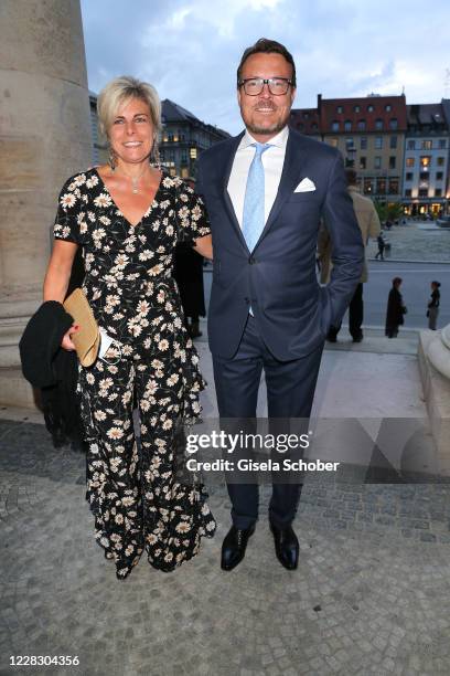 Princess Laurentien of the Netherlands and Prince Constantijn of the Netherlands during the season opening and world premiere of the opera "7 Deaths...