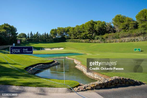 General view of the course prior to the Estrella Damm N. A. Andalucia Masters golf tournament at Real Club Valderrama on September 2, 2020 in Cadiz,...