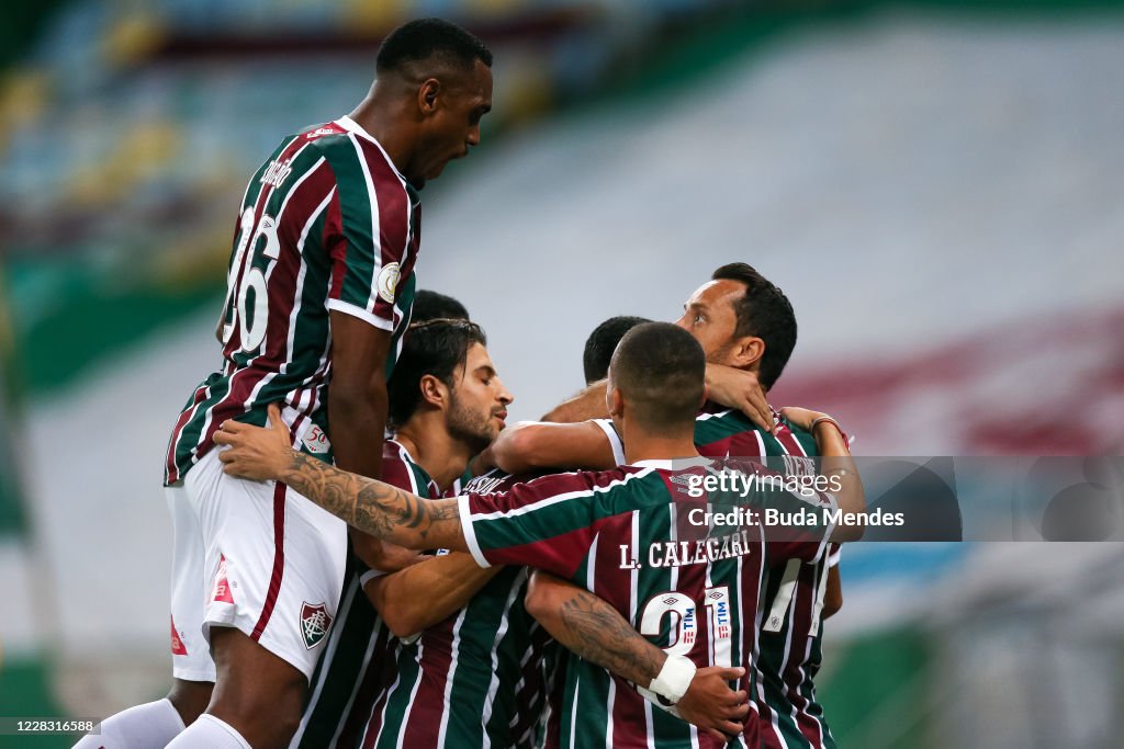 2020 Brasileirao Series A: Fluminense v Atletico GO Play Behind Closed Doors Amidst the Coronavirus (COVID - 19) Pandemic