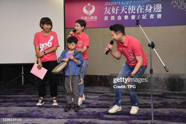 David Tao attends the press conference of angel heart family¡¯s charity activity on 02 September 2020 in Taipei,Taiwan,China