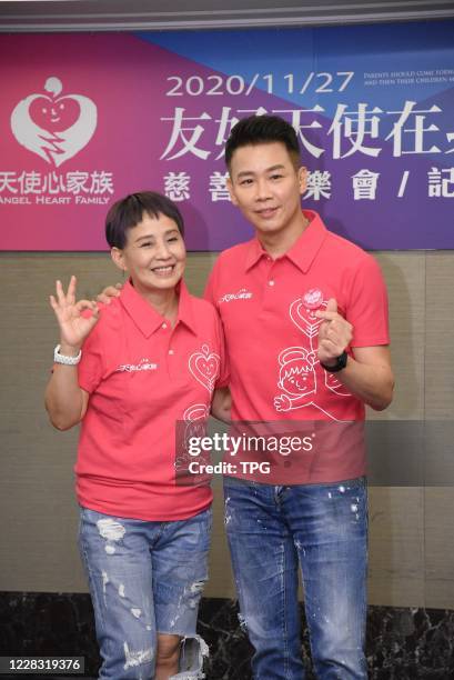 David Tao attends the press conference of angel heart family¡¯s charity activity on 02 September 2020 in Taipei,Taiwan,China