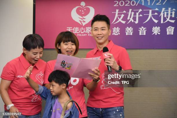 David Tao attends the press conference of angel heart family¡¯s charity activity on 02 September 2020 in Taipei,Taiwan,China