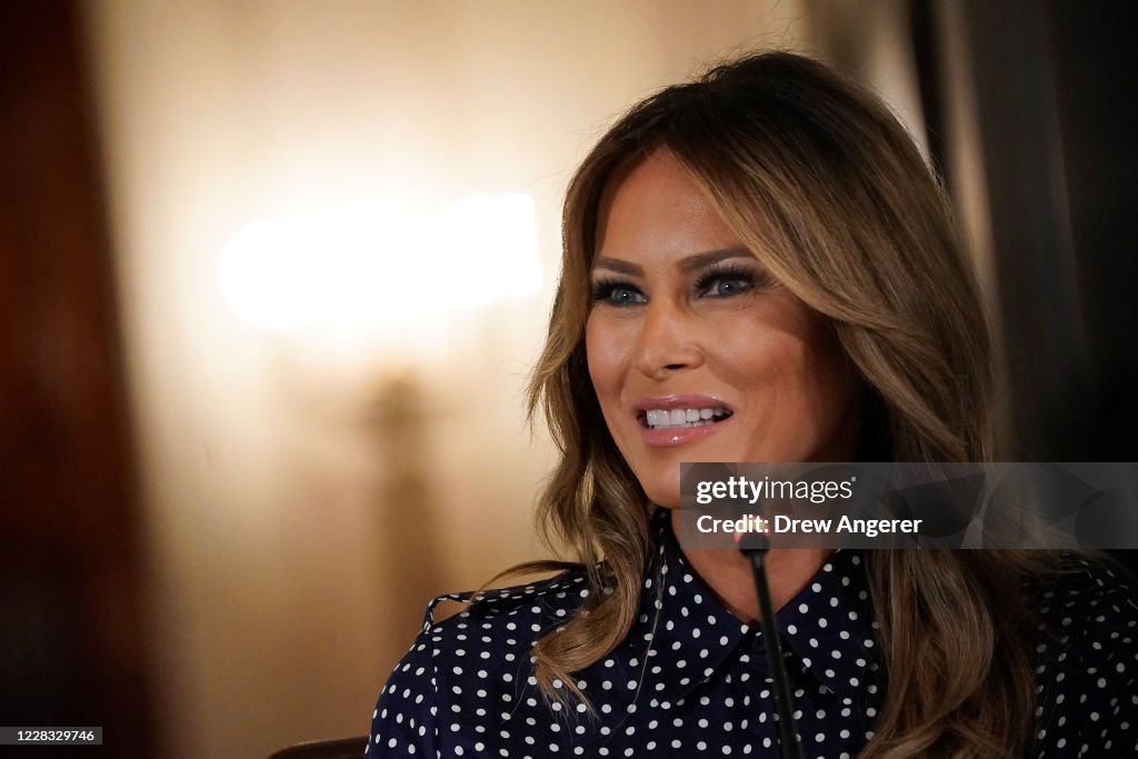 First Lady Melania Trump Marks Recovery Month At The White House