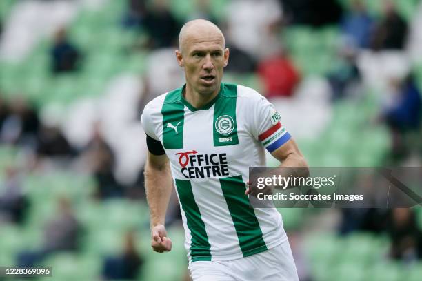 Arjen Robben of FC Groningen during the Club Friendly match between FC Groningen v Arminia Bielefeld at the Hitachi Capital Mobility Stadion on...