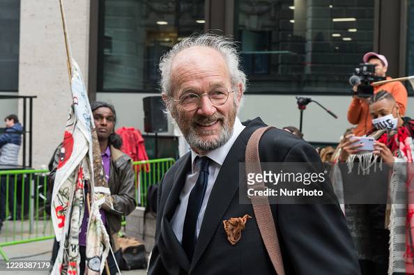 John Shipton, father of Julian Assange, arrives at the Old Bailey on ...