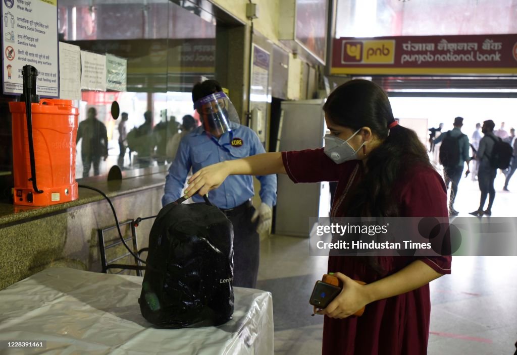 Unlock 4 Delhi Metro Resumes Operations With Strict Safety Measures