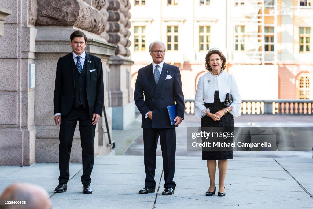 Swedish Royals Attend The Opening Of The Parliamentary Session