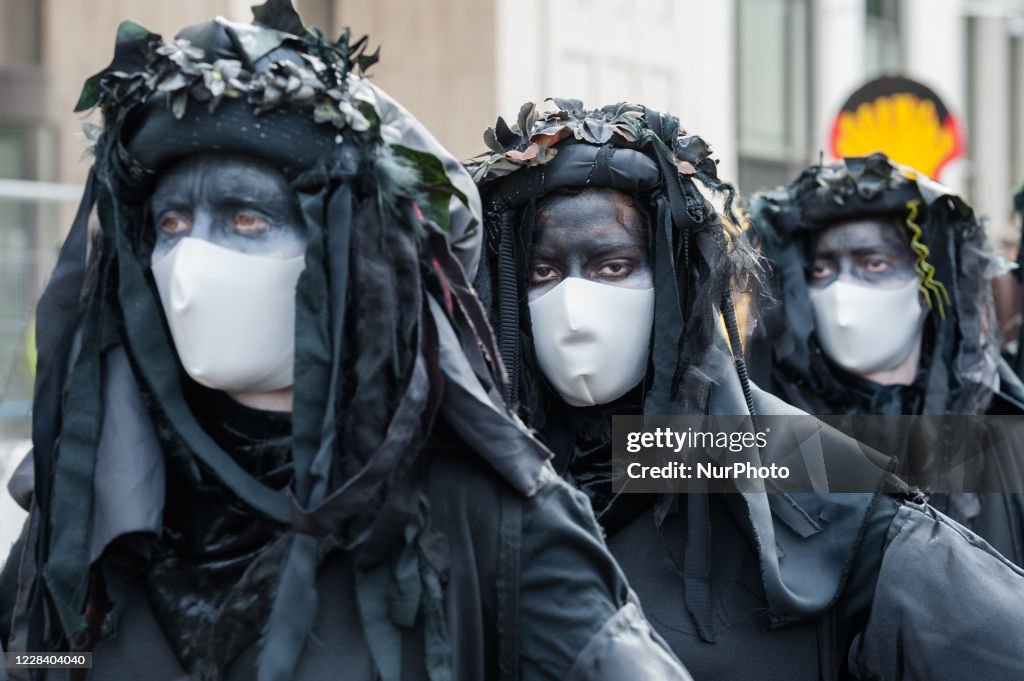 Extinction Rebellion Protest Against Shell In London