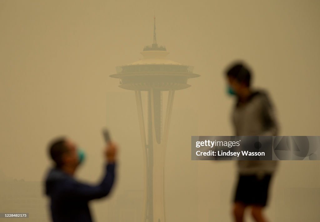 Massive Smoke Cloud Descends On Seattle Amid Historic Fires