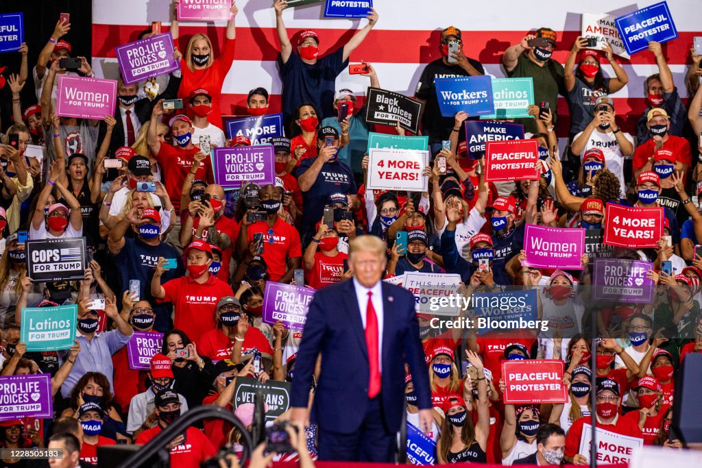 President Trump Hosts 'Great American Comeback' Rally