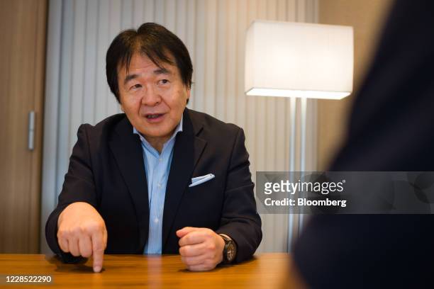 Heizo Takenaka, professor at Toyo University and Japan's former economy minister, speaks during an interview in Tokyo, Japan, on Tuesday, Sept. 15,...