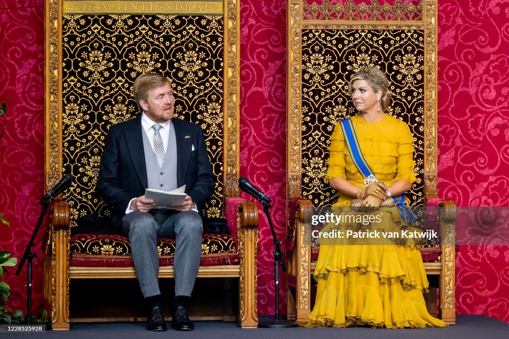 Dutch Royal Family Attends Prinsjesdag 2020 in The Hague
