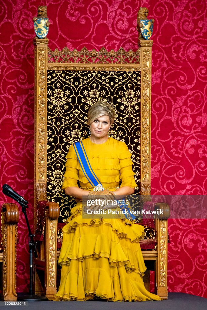Dutch Royal Family Attends Prinsjesdag 2020 in The Hague