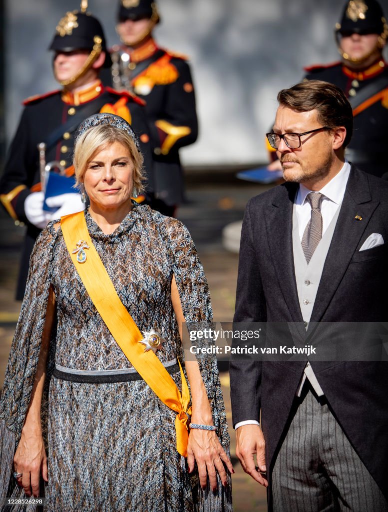 Dutch Royal Family Attends Prinsjesdag 2020 in The Hague