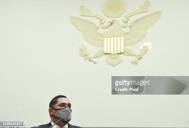 Brian Bulatao, Under Secretary of State for Management, testifies before a House Committee on Foreign Affairs hearing looking into the firing of...