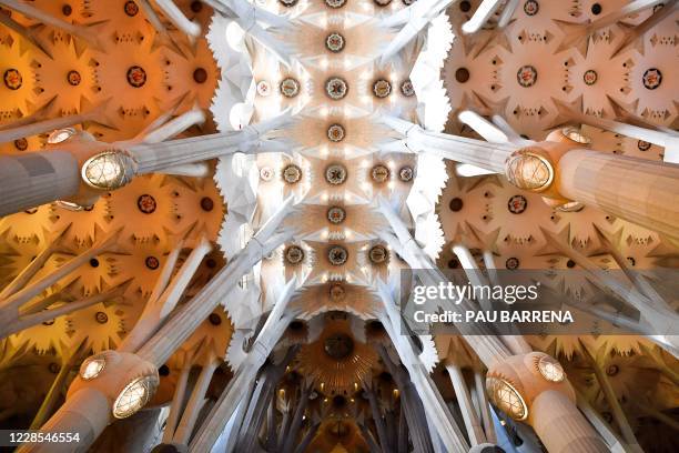 45 Sagrada Familia Ceiling Stock Photos, High-Res Pictures, and Images ...