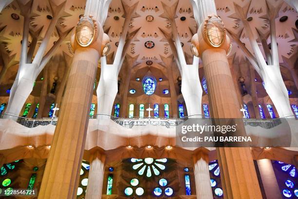 52 Sagrada Familia Ceiling Stock Photos, High-Res Pictures, and Images ...