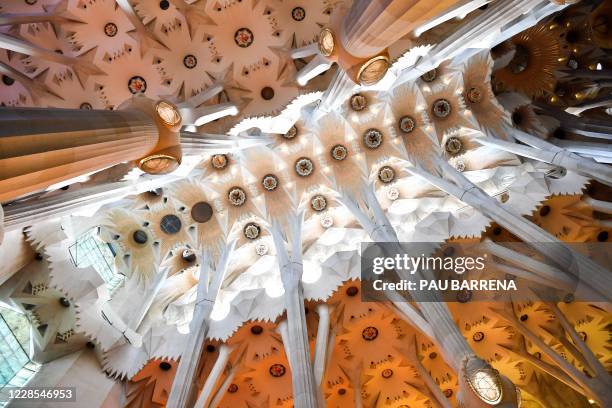 45 Sagrada Familia Ceiling Stock Photos, High-Res Pictures, and Images ...