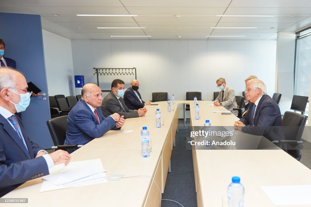 Iraqi FM Fuad Hussein in Brussels