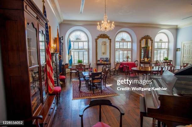 An interior room of the Old Exchange and Provost Dungeon which has been a Charleston landmark was built in 1771 as a commercial exchange and custom...