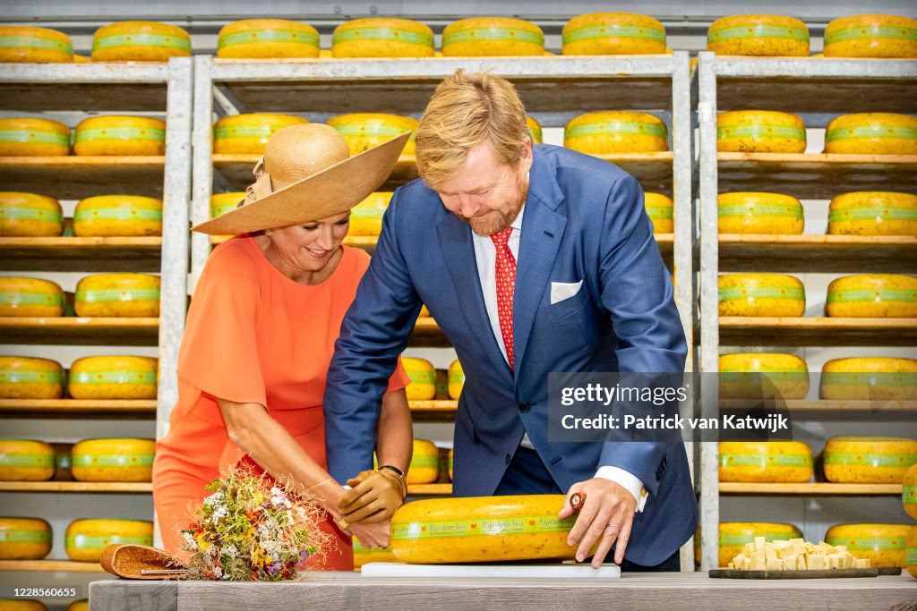 King Willem-Alexander Of The Netherlands and Queen Maxima Of The Netherlands Visit Region Friesland